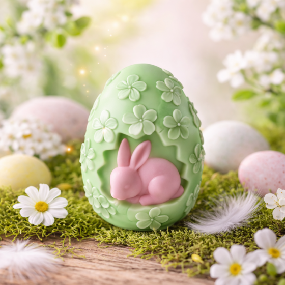 Silikonski kalup za svijeće - jaje 